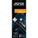 USB кабель Aspor A73 глянцевый Type-C (2A/1.2м) - черный 910160 фото 1