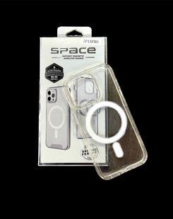 Чохол-накладка TPU Space Case Magnetic transparent для iPhone 15 Pro- прозорий 40201529 фото