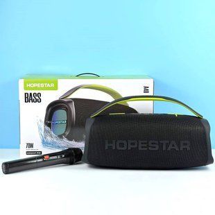 Bluetooth колонка Hopestar A40 з мікрофоном- чорний 40201802 фото