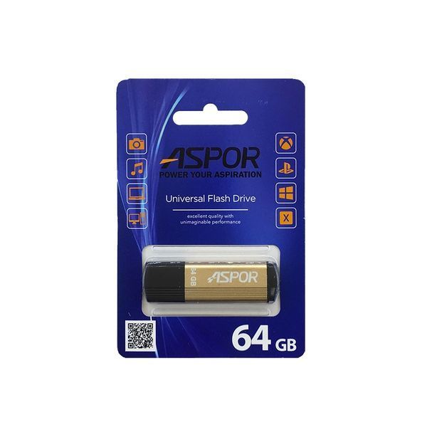 USB Flash 3.0 Aspor AR121 64GB- золото 40201914 фото