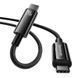 USB кабель Baseus Type-C to Type-C 240W 1m (CAWJ040001)- чорний 51318 фото 3