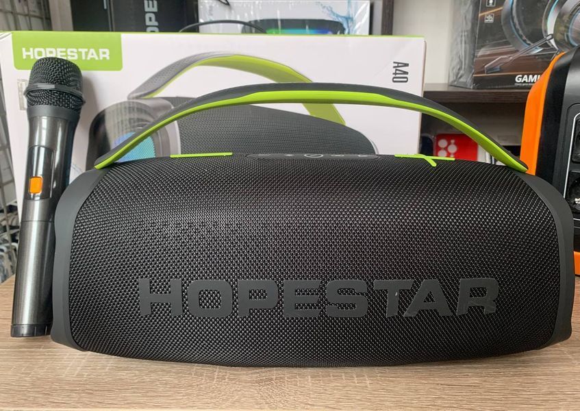 Bluetooth колонка Hopestar A40 з мікрофоном- чорний 40201802 фото