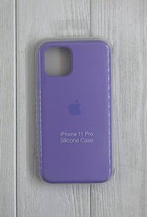 Чохол-накладка Silicone Case Original Full Cover для iPhone 11 Pro- №42 бузковий 814658 фото