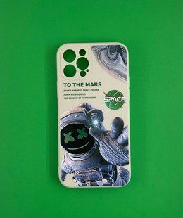 Накладка силіконова To The Mars для iPhone 12 Pro - бежевий 815903 фото