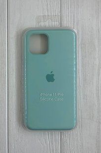 Чохол-накладка Silicone Case Original Full Cover для iPhone 11 Pro- №47 бірюзовий 814646 фото