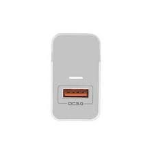 Мережевий зарядний пристрій Aspor A822 Fast Charger (18W QC3.0 1USB/3A)- білий 925076 фото