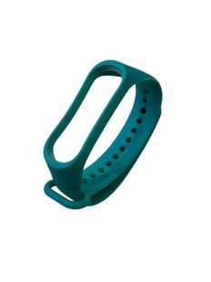 Ремінець силіконовий для Mi Band 3/4- бірюза 51486 фото