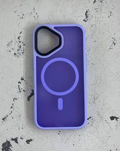 Чехол-накладка Metal Buttons with MagSafe для iPhone 15 Pro-сиреневый 40201706 фото