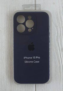 Чехол-накладка Silicon Case Full Camera Protective для iPhone 15 темно-синий 40201252 фото