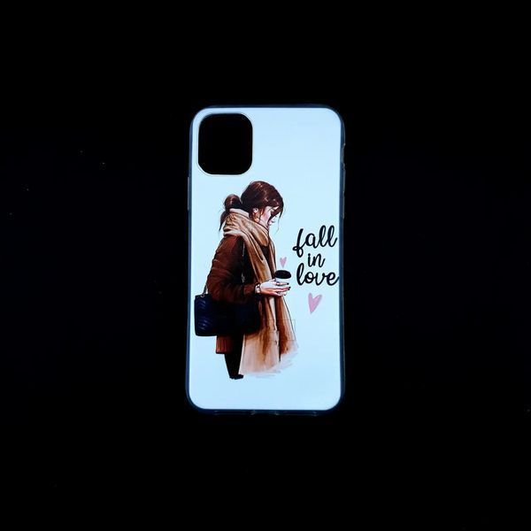 Накладка силіконова TPU Girl Boss Coffee для iPhone 11 - бiлий 40000193 фото
