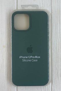 Чехол-накладка Silicone Case Original Full Cover для iPhone 12 Pro Max-№55 Pine Green 40201287 фото