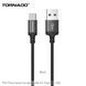USB кабель Tornado TX4 Type-C (3,0A/1м) &ndash; черный 779826 фото 2