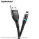 USB кабель Tornado TX5 Magnetic Lightning (2,4A/1м) - черный 779856 фото 3