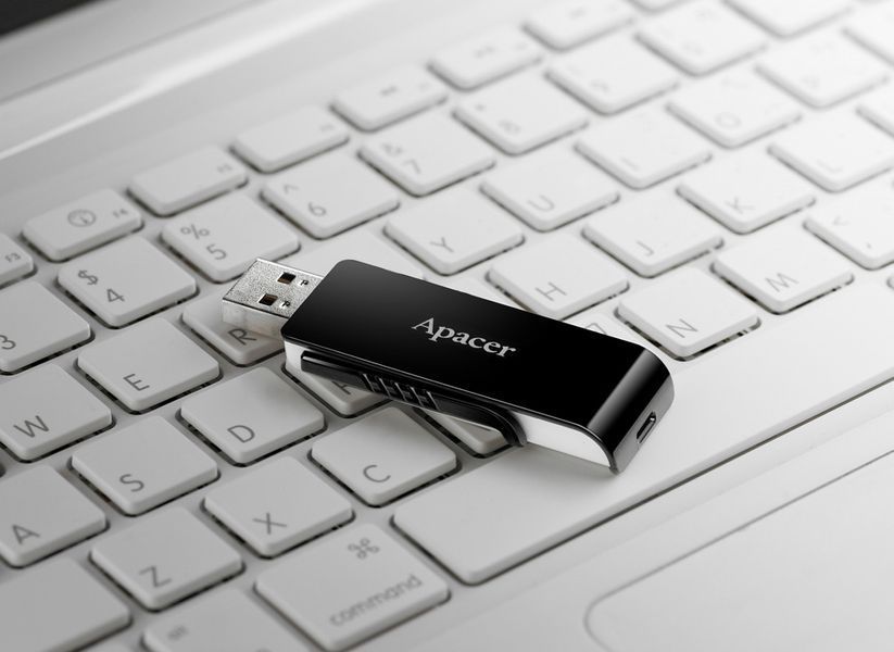 USB Flash Apacer AH350 128Gb (USB 3.0)- чорний 40000808 фото