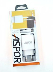 Сетевое зарядное устройство для Aspor A826 PD + QC Fast Charger +USB кабель Micro- белый 925083 фото