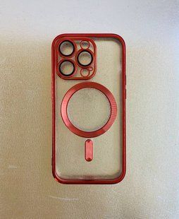 Чехол-накладка Color Magnetic Separate Camera для iPhone 14-красный 40201614 фото