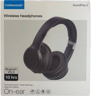 Bluetooth наушники Tornado TSB-2 Sound Prey2- черный 51342 фото