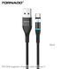 USB кабель Tornado TX5 Magnetic Type-C (3,0A/1м)- чорний 779857 фото 2
