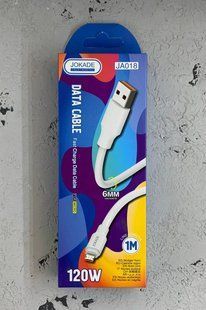 USB кабель Jokade JA018 PD Micro 120W/1m- білий 778708 фото