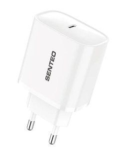 Мережевий зарядний пристрій Senteo T-03 USB-C PD30W version2 (CE Сертифікат)- білий 40202013 фото