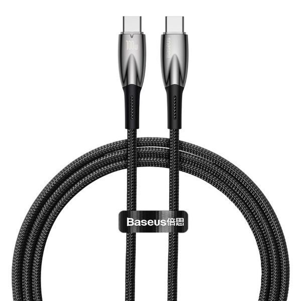 USB кабель Baseus Type-C to Type-C 100W 1m (CADH000701)- чорний 51295 фото