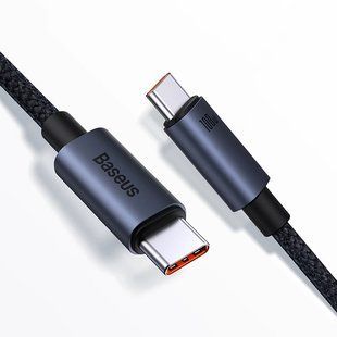 USB кабель Baseus Type-C to Type-C PD (CAJY020001)- чорний 51347 фото