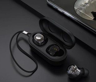 BluetoothНаушники DEVIA Joypods series V2 TWS- черный 755370 фото