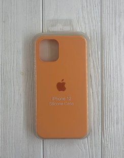 Чохол-накладка Silicone Case Original Full Cover для iPhone 12 mini 5.4"- №48 помаранчевий 814688 фото