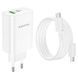 Сетевое зарядное устройство для Borofone BN10 PD65W (USB+USB-C)- белый 51297 фото 5