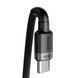 USB-C кабель Baseus Fast Charger Type-C to Type-C 100W 5A 1M (CATKLF-SCG1)- черный 51346 фото 3