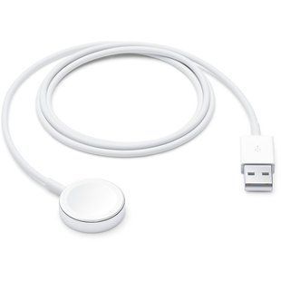 Бездротовий зарядний пристрій для Apple Watch Magnetic Fast Charger USB (MKLG2CH/A1570)- білий 844693 фото