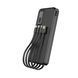 Power Bank Aspor A301 Fast Charge 20000mAh + cable USB/Micro/Lightning/Type-C (5V/2.4A)- чорний 900125 фото 2