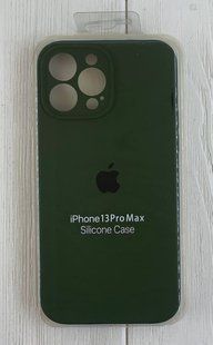 Чехол-накладка Silicon Case Full Camera Protective для iPhone 13 Pro Max- темно-зеленый 40201222 фото