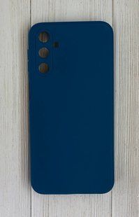 Накладка силиконовая Full Silicon для Samsung A24 4G с микрофиброй - синий 40201129 фото