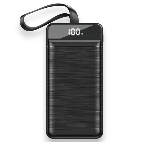 Power Bank Avantis A369 30000mAh 22.5W QC 3.0 Led Display с фонариком- черный 51631 фото