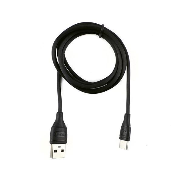 USB кабель Aspor AC-03 Type-C 2.1A/1м - черный 910055 фото