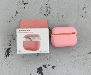 Чехол силиконовый для AirPods Pro 2- розовый 40201849 фото