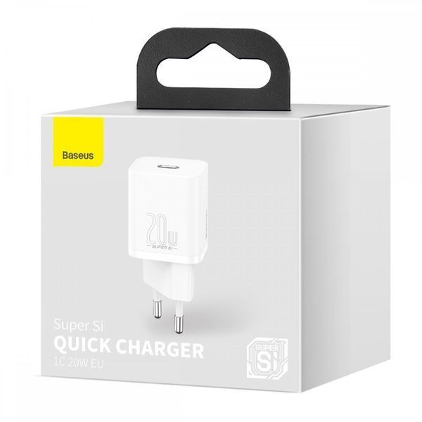 Мережевий зарядний пристрій Baseus Super Si Quick Charger (CCXF-A02)- білий 844524 фото
