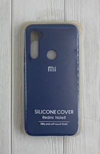 Чохол-накладка Silicone Case Original Full Cover для Xiaomi Redmi Note 8- №20 синій кобальт 813732 фото