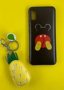 Накладка силиконовая Candy Color для Xiaomi Redmi 9A- Micky Mouse черный 40000730 фото