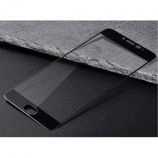 Скло захисне Full Screen Aspor для Meizu M6 Note в в картонній упаковці- чорний 970227 фото