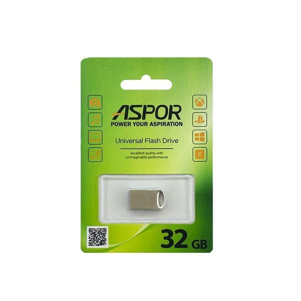 USB Flash Aspor AR105 32GB- срібло 985002 фото