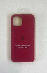 Чохол-накладка Silicone Case Original Full Cover для iPhone 12/12 Pro 6.1- вишня 814748 фото