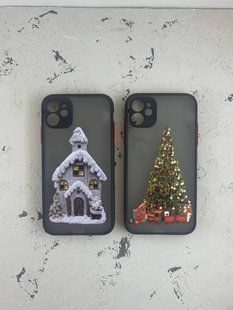 Накладка пластиковая Merry Christmas для iPhone 11 &ndash; черный 40000744 фото