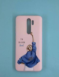 Накладка силіконова для Xiaomi Note 8 Pro Дівчина - рожевий 40000393 фото