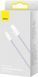 USB кабель Baseus USB to Lighting 2.4A 2m(CALD000505)- бузковий 51348 фото 2