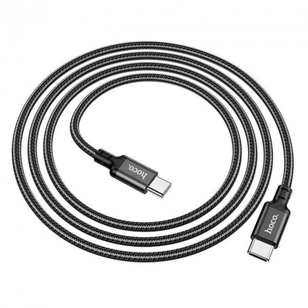 USB кабель Hoco X14 Type-C to Type-C (1m)- черный 40200093 фото