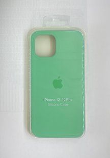 Чохол-накладка Silicone Case Original Full Cover для iPhone 12/12 Pro 6.1- світло-зелений 814744 фото