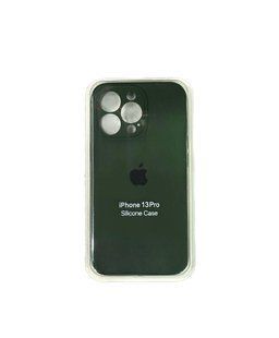 Чехол-накладка Silicon Case Full Camera Protective для iPhone 13 Темно-зеленый 40201545 фото