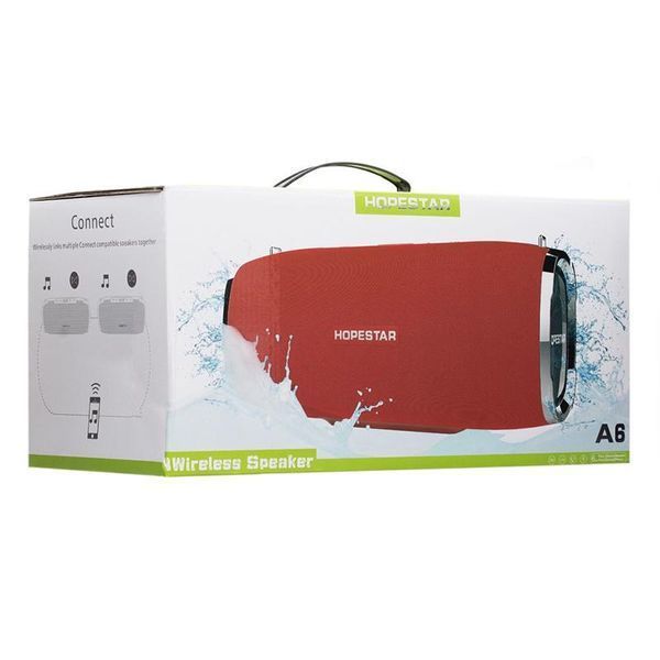 Bluetooth колонка Hopestar A6- червоний 161217 фото